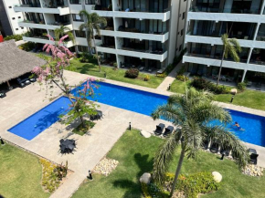 Nuevo Vallarta Condo nuevo y moderno a 5 min de playas PTRC17